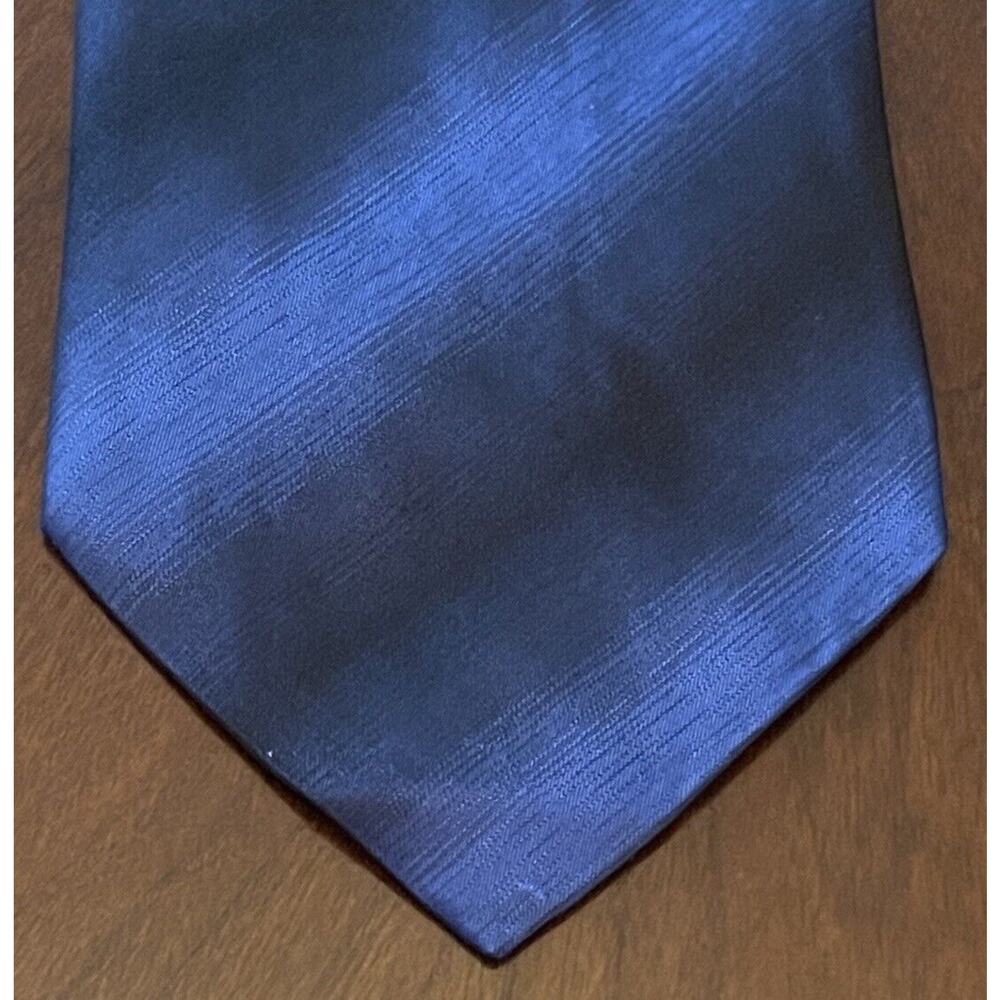 Matrix By Format Blue 100% Silk Men’s Neck Tie Made In Italy